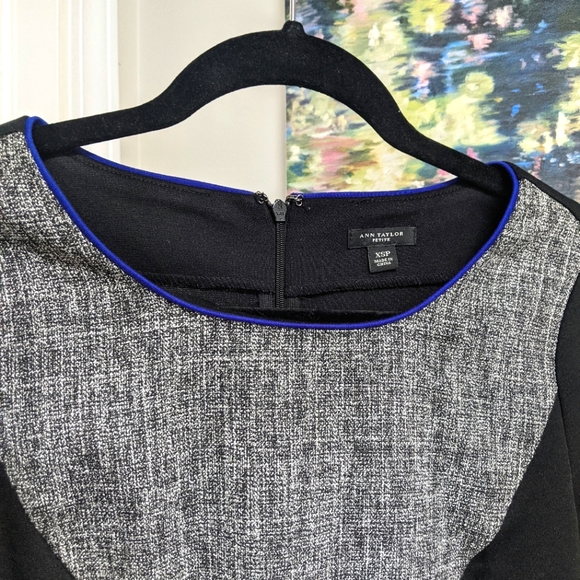 ANN TAYLOR Petite Color block Dressy Top - Picture 3 of 14